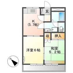 江戸橋駅 徒歩7分 1階の物件間取画像